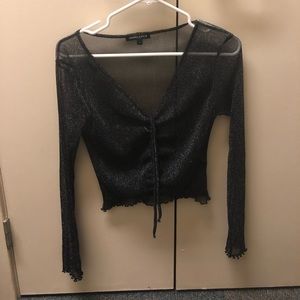 ☆Kendall & Kylie sheer long sleeve top ☆